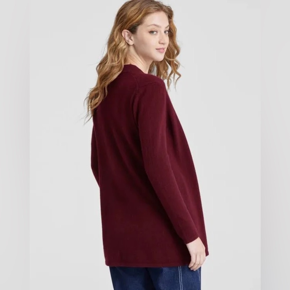 Charter Club Luxury 100% Cashmere Women's Duster Sweater NWT Sz S MSRP $189 - Picture 2 of 4